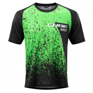 TRICOU CUBE EDGE ROUND NECK JERSEY S/S BLACK GREEN L - Img 1
