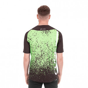 TRICOU CUBE EDGE ROUND NECK JERSEY S/S BLACK GREEN L - Img 3