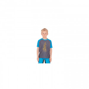 TRICOU CUBE JUNIOR JERSEY S/S GREY BLUE XL (146/152) - Img 2