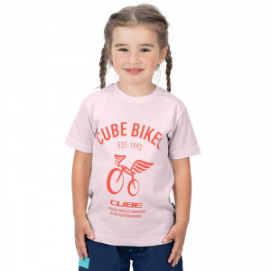 TRICOU CUBE JUNIOR ORGANIC T-SHIRT WINGS ROSE XL (146/152)