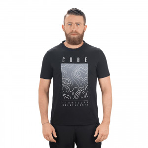 TRICOU CUBE T-SHIRT FICHTELMOUNTAINS NEGRU S