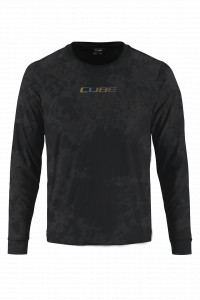 TRICOU CUBE VERTEX ROUND NECK FLOW L/S BLACK XXL