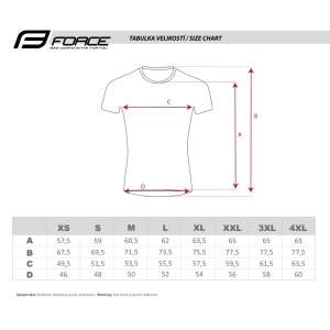 Tricou maneca scurta Force MTB Angle, albastru/fluo, L - Img 9