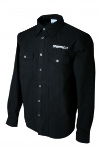 TRICOU SHIMANO CASUAL NEGRU/ALB