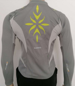 TRICOU SHIMANO MTB MANECA LUNGA EXPLORER FEMEI SAND GRAY / LIME GREEN (S11) - Img 2