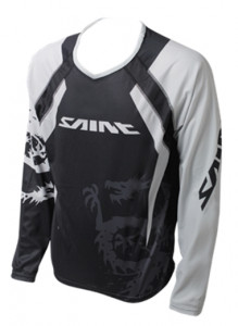 TRICOU SHIMANO SAINT MANECA LUNGA NEGRU/TITANIUM