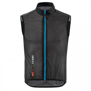 VESTE CUBE TEAMLINE GILET REPULSE BLACK BLUE L