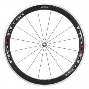 WHEEL SHIMANO WH-RS80-C50-CL FRONT 16H RIM CLINCHER CARBON/ALLOY COMPOSITE W/RIM TAPE AMBALAT IND.