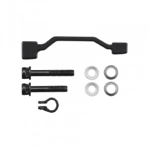 ADAPTOR MONTAJ PT. ETRIER FRANA PE DISC SHIMANO SM-MA-F220P/PL2 SURUBURI LUNG X 1 SCURT X 1 SNAP RING X 1 SAIBA-A X 2 SAIBA-B X 2 AMBALAT IND. - Img 2