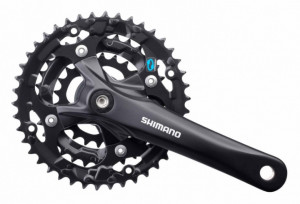 ANGRENAJ PEDALIER SHIMANO ACERA FC-M361-L 42X32X22T BRAT BRAT 170MM PT. 7/8 VIT. PE SPATE FARA CG COMPATIBIL CHAINCASE NEGRU AMBALAT IND.