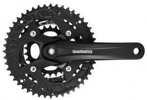 ANGRENAJ PEDALIER SHIMANO ALIVIO FC-T4010 44X32X22T BRAT 165MM PT. 9 VIT. PE SPATE OCTALINK FARA CG COMPATIBIL CHAINCASE SHIMANO LOGO NEGRU AMBALAT IND.