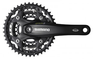 ANGRENAJ PEDALIER SHIMANO FC-M522-L 42X32X24T BRAT BRAT 170MM PT. 10 VIT. PE SPATE HOLLOWTECH OCTALINK FARA CG INCOMPATIBIL CHAINCASE NEGRU AMBALAT IND.
