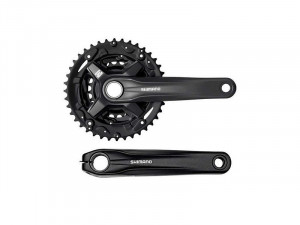 ANGRENAJ PEDALIER SHIMANO FC-MT210-3 PT. 9 VIT. BRAT 175MM 40X30X22T FARA CG 2-PCS FC FARA BUTUC PEDALIER NEGRU AMBALAT IND.