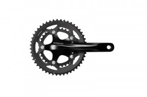 ANGRENAJ PEDALIER SHIMANO FC-R460 48X34T BRAT 170MM PT. 10 VIT. PE SPATE 2-PCS FC FARA CG FARA BUTUC PEDALIER NEGRU AMBALAT IND.