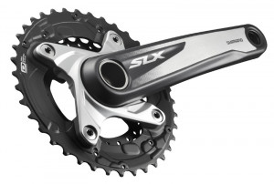 ANGRENAJ PEDALIER SHIMANO SLX FC-M675 38X26T BRAT 170MM PT. 10 VIT. PE SPATE HOLLOWTECH 2 INCL. BUTUC PEDALIER AMBALAT IND.