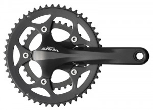 ANGRENAJ PEDALIER SHIMANO SORA FC-3550 50X34T BRAT 175MM PT. 9 VIT. PE SPATE 2-PCS FC CG FARA BUTUC PEDALIER AMBALAT IND.
