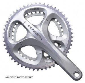 ANGRENAJ PEDALIER SHIMANO ULTEGRA FC-6700 53X39T BRAT 170MM PT. 10 VIT. PE SPATE HOLLOWTECH 2 FARA BUTUC PEDALIER AMBALAT IND.