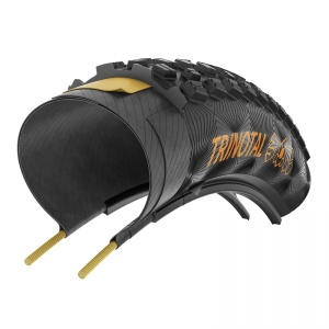 Anvelopa pliabila Continental Trinotal Trail Grip 55-584 (27.5 X 2.20) Grip comp, Tubeless Ready, black/black - Img 3