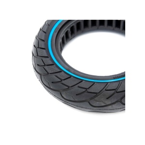 Anvelopa plina trotineta Ultra-Light 10x2.5 pentru jante 34mm Negru/Albastru - Img 4