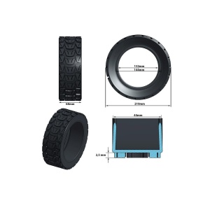 Anvelopa Xuancheng 8.5x3-6.1 pentru trotinete - Img 7
