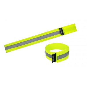 Banda reflectorizanta Force Lun Velcro fluo - Img 4