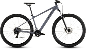 BICICLETA CUBE AIM ONE SMOKE BLACK 2026 cadru XS (14") - roti 27.5