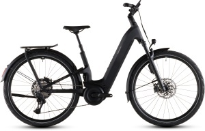 BICICLETA CUBE KATHMANDU HYBRID ONE11 HPC SLT 800 EASY ENTRY CARBON SILVERDUST 2026 50 cm