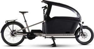 BICICLETA ELECTRICA CUBE CARGO HYBRID COMFORT PRO FAMILY 800 OATGREY REFLEX 2026 One Size