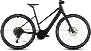 BICICLETA ELECTRICA CUBE EDITOR HYBRID PRO 400X TRAPEZE COAL PRISM 2026 54 cm