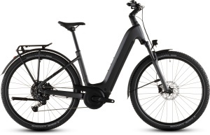 BICICLETA ELECTRICA CUBE NURIDE HYBRID PERFORMANCE 600 EASY ENTRY SLABGREY BLACK 2026 46 cm