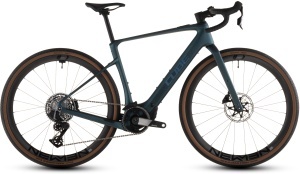 BICICLETA ELECTRICA CUBE NUROAD HYBRID C:62 SLT 400X ROYALGREEN CRISSCROSS 2026 M