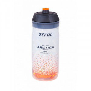 Bidon ZEFAL Arctica 55 Grip-Cap 550ml - Silver/Orange