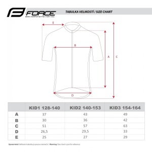 Bluza Copii Force Square fluo/albastru 140-153 cm - Img 5