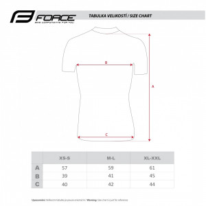 Bluza Corp cu Maneci Scurte Force Summer White XS-S - Img 4