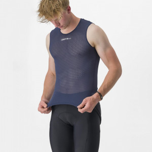 Bluza de corp fara maneci Castelli PRO Mesh 2.0 SL, pentru barbati, albastru belgian, L - Img 4