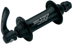 BUTUC FATA SHIMANO DEORE XT HB-M760L 32H OLD 100MM AX M10 X 108MM QR 133MM NEGRU NEGRU VRAC