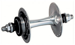 BUTUC SPATE SHIMANO DURA ACE HB-7600 LARGE 28H 120*164MM AX CU FILET PE AMBELE PARTI DIA: 10MM (HOLLOW AXLE) AMBALAT IND.