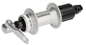 BUTUC SPATE SHIMANO FH-M435-S 36H 8/9-VIT. CARCASA ARGINTIE OLD 135MM AX:146MM QR(ARGINTIU):168MM PT. CENTER LOCK INCL. PROTECTIE PT. MONTURA DISCULUI AMBALAT IND.