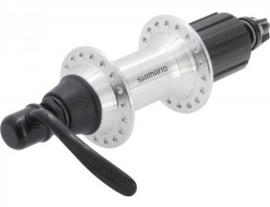 BUTUC SPATE SHIMANO FH-RM70-S 8/9 VIT. 32H OLD 135MM AX 146MM QR 166MM (CP NEGRU) ARGINTIU AMBALAT IND.