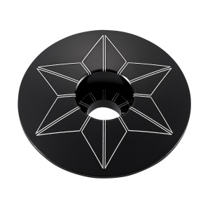 Capac furca SUPACAZ Star - negru (anodized)