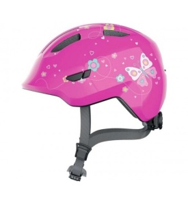 Casca ABUS Smiley 3.0 pink butterfly M