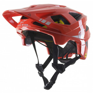 Casca Alpinestars Vector Tech A2 Red / Gray Glossy S - Img 3