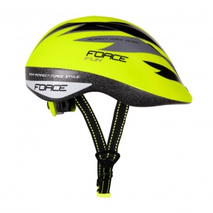Casca copii Force FUN Stripes Fluo/Negru/Gri S (48-54 cm) - Img 11
