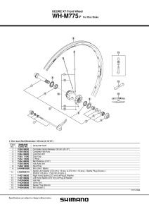 CHEIE DE SPITE WH-M775 SHIMANO - Img 2