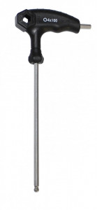 Cheie Force hexagonala cu maner T 4 mm cu capat rotund - Img 2