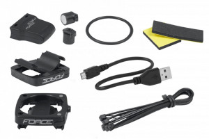 Ciclocomputer Force USB 13F fara fir negru - Img 3