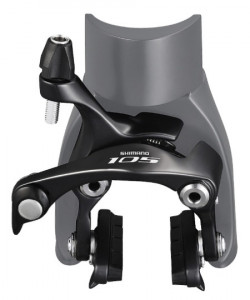 CLESTI DE FRANA SHIMANO 105 BR-5810-F FATA SABOTI R55C4 DIRECT MOUNT NEGRU AMBALAT IND.