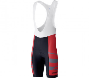 COLANTI SCURTI CU BRETELE SHIMANO TEAM RED (SS18)