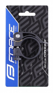 Colier Force cu clema C4.4 34.9 mm, Al, negru mat - Img 3
