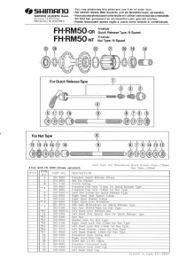 CON SHIMANO FH-RM50 CONTRAPIULITA 3.5MM
